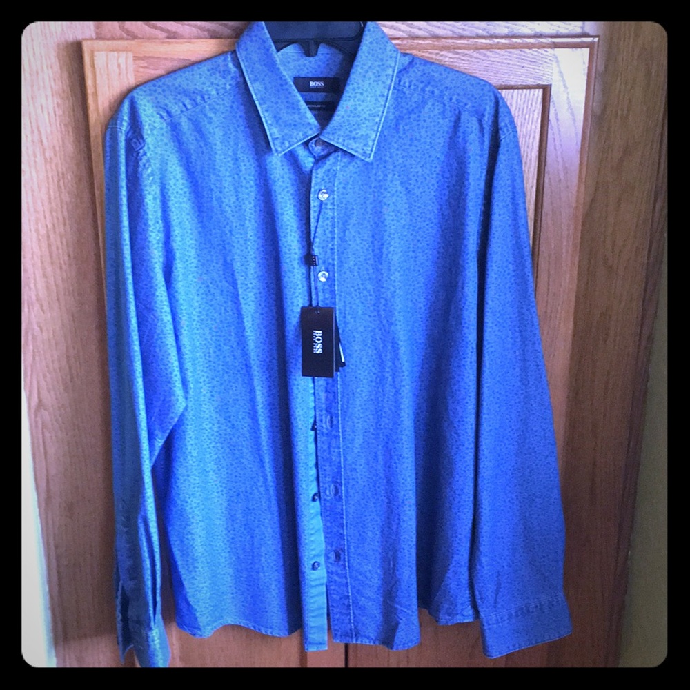 Hugo Boss Large Button Down Shirt NWT
